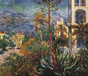 Village with Mountains and Agave Plant Claude Monet